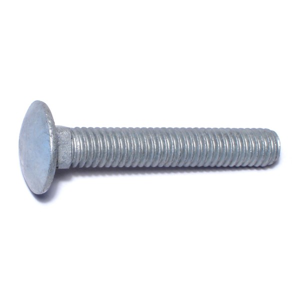 Midwest Fastener 5/16"-18 x 2" Hot Dip Galvanized Grade 2 / A307 Steel Coarse Thread Carriage Bolts 100PK 05490